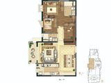璞玉ONE_2室2厅2卫 建面122平米