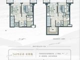 远洋钻石湾四季观澜_2室2厅2卫 建面50平米