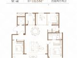 银丰御玺_4室2厅2卫 建面165平米
