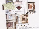 百江中央公馆_2室2厅2卫 建面110平米