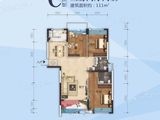 华洲园荆门中心_3室2厅2卫 建面111平米