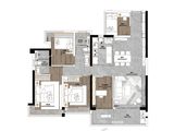 珠实西关都荟_4室2厅2卫 建面119平米