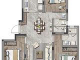 森兰万安里_3室2厅2卫 建面100平米