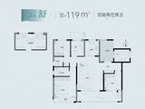 金鼎云台府_4室2厅2卫 建面119平米