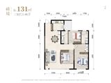 兴桐云禧峯璟_3室2厅2卫 建面131平米
